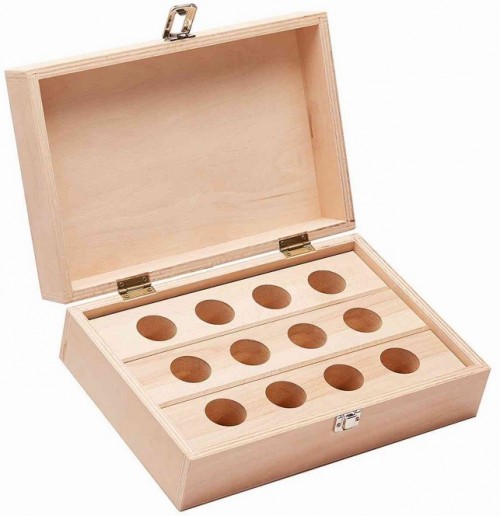 Prázdný dřevěný box pro redukční pouzdra