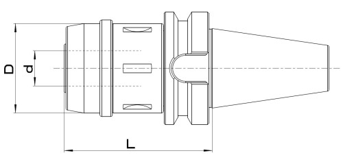 Přesný vysokotlaký mechanický silový upínač jak pro dokončování tak pro hrubování