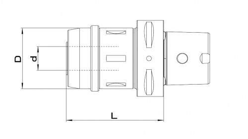 Přesný vysokotlaký mechanický silový upínač jak pro dokončování tak pro hrubování