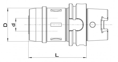 Přesný vysokotlaký mechanický silový upínač jak pro dokončování tak pro hrubování