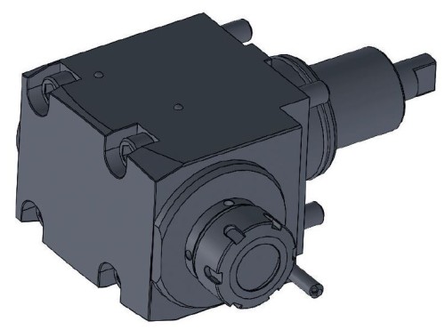 RADIÁLNÍ POHÁNĚNÝ DRŽÁK PRO FRÉZOVÁNÍ A VRTÁNÍ PRO VNITŘNÍ A VNĚJŠÍ CHLAZENÍ