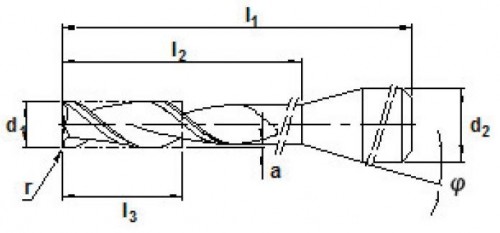 RÁDIUSOVÉ - TOROIDNÍ 2-BŘITÉ FRÉZY S DIAMANTOVÝM POVLAKEM
