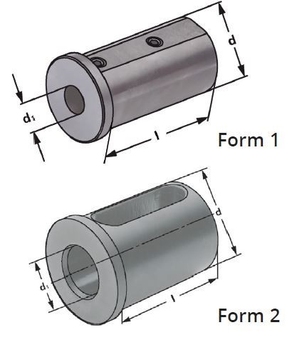 REDUKČNÍ POUZDRA PRO VYVRTÁVACÍ NOŽE TVAR E2