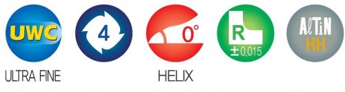 RYCHLOPOSUVOVÉ - 4 BŘITÉ FRÉZY - KRÁTKÉ HRC65