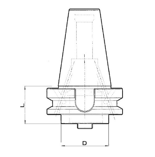 Redukce z BT JIS B 6339 (MAS403BT) na POLYGONÁLNÍ STOPKU PSC ISO26623