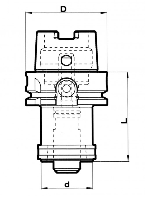 Redukce z HSK-A DIN69893 na HSK-A-C DIN69893
