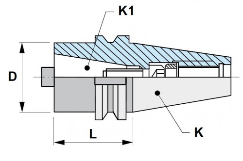 Redukce z SK DIN69871 na BT JIS B 6339 (MAS403BT)
