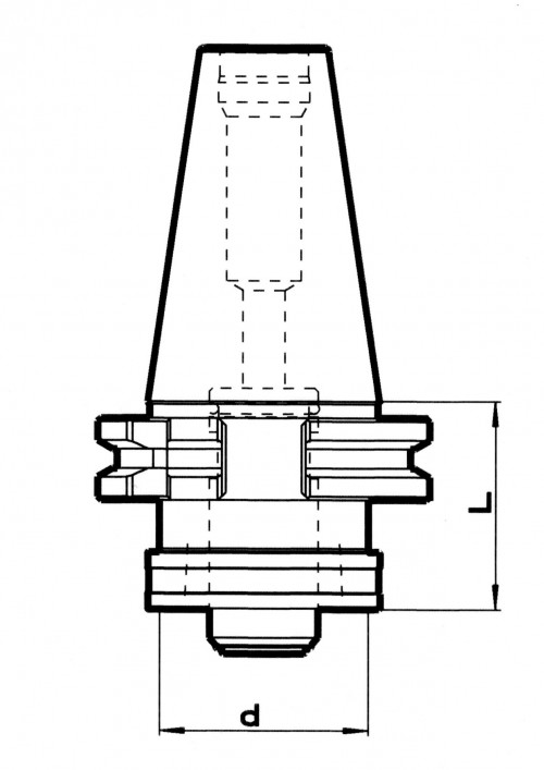 Redukce z SK DIN69871 na HSK-A-C DIN69893