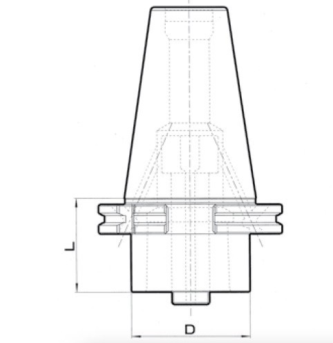 Redukce z SK DIN69871 na POLYGONÁLNÍ STOPKU PSC ISO26623