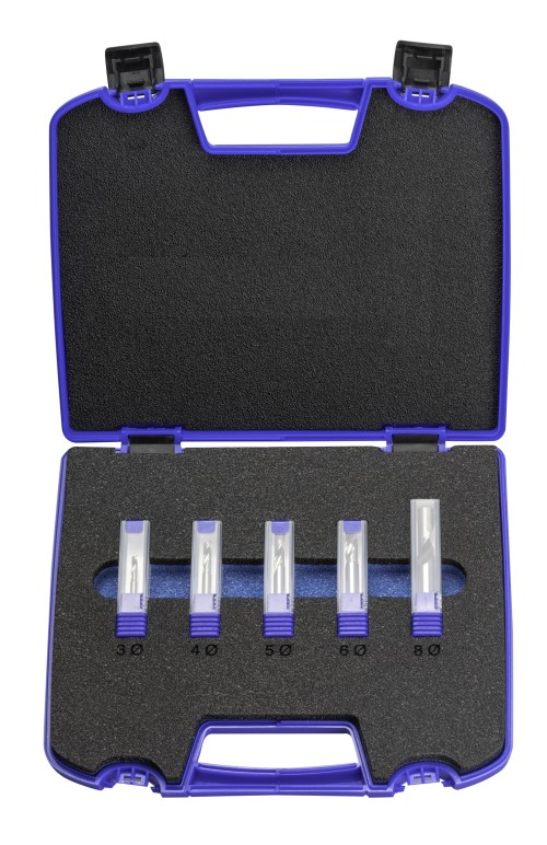 SADA 1 BŘITÝCH FRÉZ pro obrábění hliníku a plastu