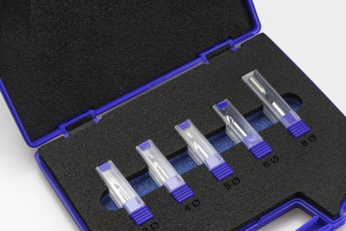 SADA 1 BŘITÝCH FRÉZ pro obrábění hliníku a plastu