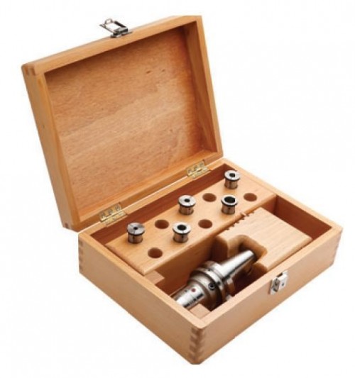 SADA HYDRAULICKÝ UPÍNAČ JIS B 6339 (MAS-BT) S HYDRAULICKÝMI KLEŠTINAMI V DŘEVĚNÉM