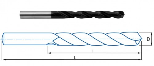 SADA STROJNÍCH ZÁVITNÍKŮ DIN371 "METRICKÉ" PRŮCHOZÍ S LAMAČEM PMX TIALN S VRTÁKY POD ZÁVITY HSSE 5%Co+TIALSIN 135° - h8, broušené DIN338N, povlak TIALSIN zvyšuje odolnost proti opotřebení o 35%!