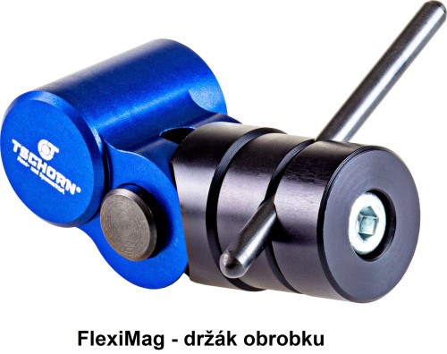 SNADNÝ A FLEXIBILNÍ DRŽÁK OBROBKU S MAGNETICKOU ZÁKLADNOU