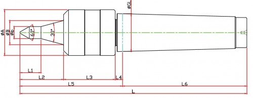 SOUSTRUŽNICKÉ OTOČNÉ HROTY-TYP HDSTH - 60°/30° EXTRA ÚZKÉ PRODLOUŽENÉ PROVEDENÍ