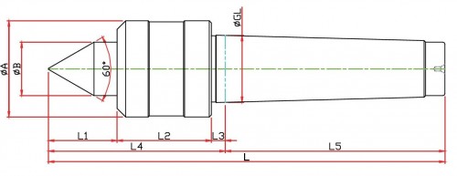 SOUSTRUŽNICKÉ OTOČNÉ HROTY-TYP HD - 60° PROVEDENÍ