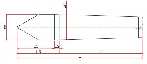 SOUSTRUŽNICKÉ OTOČNÉ HROTY-TYP LM-A - 60° PROVEDENÍ