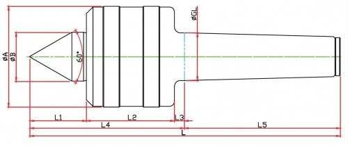SOUSTRUŽNICKÉ OTOČNÉ HROTY-TYP NK - 60° PROVEDENÍ