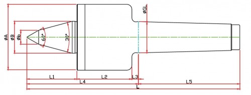 SOUSTRUŽNICKÉ OTOČNÉ HROTY-TYP SMB - 60°/30° PRODLOUŽENÉ PROVEDENÍ HROTU