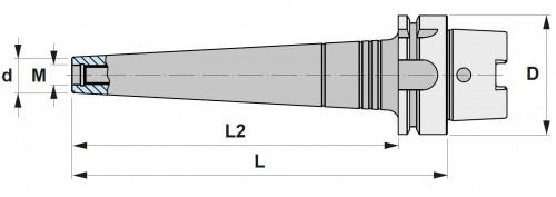 SPECIÁLNÍ ANTIVIBRAČNÍ UPÍNAČE PRO FRÉZY SE ZÁVITEM, BALANCOVÁNO 15.000 r.p.m. G-6,3