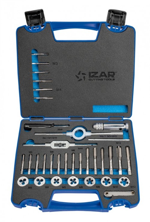 SPECIÁLNÍ SADY - SADOVÉ RUČNÍ ZÁVITNÍKY METRICKÉ - 55 KS - M3-M20