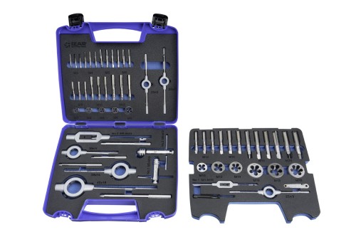SPECIÁLNÍ SADY - SADOVÉ RUČNÍ ZÁVITNÍKY METRICKÉ - 55 KS - M3-M20