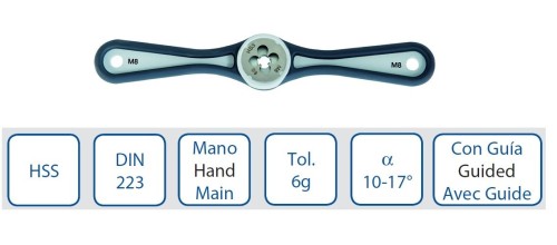 SPECIÁLNÍ SADY - SADOVÉ RUČNÍ ZÁVITNÍKY METRICKÉ ISO529 - 33 KS - M3-M12