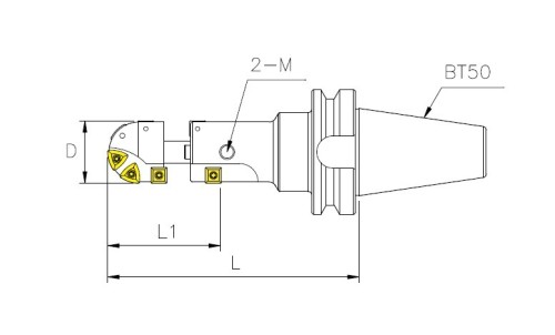 STOPKOVÉ FRÉZY DESTIČKY P26315-R25 A SPMT1204.. - PŘESNÉ KOPÍROVACÍ FRÉZY - MODULÁRNÍ BT50