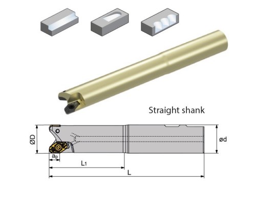 STOPKOVÉ FRÉZY NA DESTIČKY VPGT2205.. - FRÉZY SPECIÁLNĚ NA HLINÍK S CHLAZENÍM