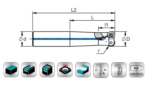 STOPKOVÉ FRÉZY NA KRUHOVÉ DESTIČKY RDH.. - KOPÍROVACÍ FRÉZY - S CHLAZENÍM