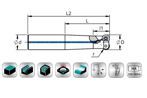 STOPKOVÉ FRÉZY NA KRUHOVÉ DESTIČKY RDH.. - KOPÍROVACÍ FRÉZY - S CHLAZENÍM