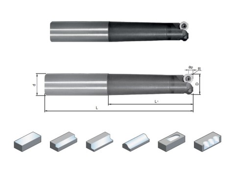 STOPKOVÉ FRÉZY NA KRUHOVÉ DESTIČKY RDKW.. - KOPÍROVACÍ FRÉZY