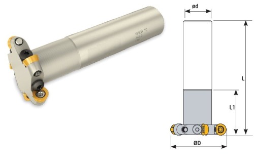 STOPKOVÉ FRÉZY NA KRUHOVÉ DESTIČKY RHKW.. - FRÉZY NA T-DRÁŽKY
