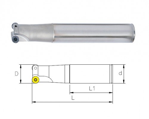 STOPKOVÉ FRÉZY NA KRUHOVÉ DESTIČKY RXMX12T3.. - KOPÍROVACÍ FRÉZY