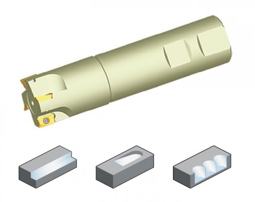 STOPKOVÉ FRÉZY NA PLOCHU A DO ROHU NA DESTIČKY APKT.. - WELDON