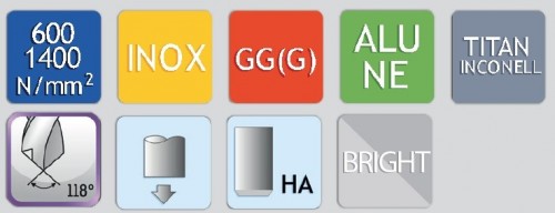 STŘEDICÍ NAVRTÁVÁK HSS - DLOUHÝ