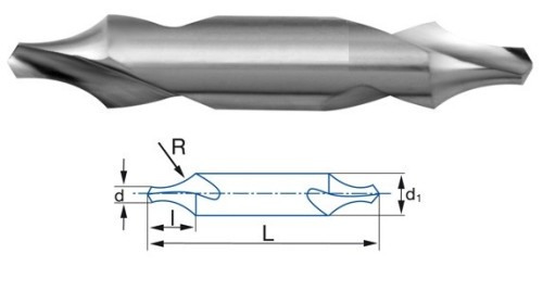 STŘEDICÍ NAVRTÁVÁK HSS