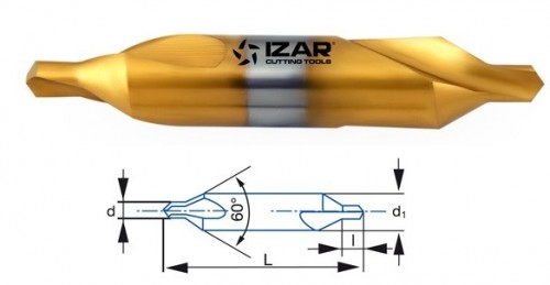 STŘEDICÍ NAVRTÁVÁK HSS+TIN