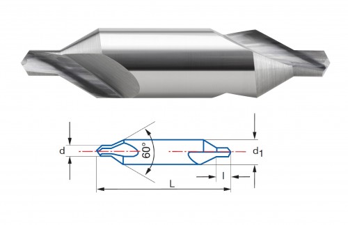 STŘEDICÍ NAVRTÁVÁK Z TVRDOKOVU
