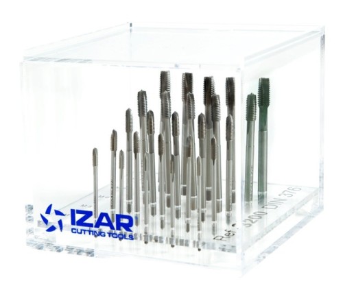 STROJNÍ ZÁVITNÍKY PRŮCHOZÍ S LAMAČEM HSSE 5%Co "METRICKÉ" DIN376 - 6H V SADĚ 25 KS