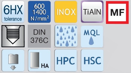 STROJNÍ ZÁVITNÍKY SLEPÉ VE ŠROUBOVICI TIALN "MF" JEMNÉ STOUPÁNÍ DIN376 - 6HX VYSOCE VÝKONNÉ