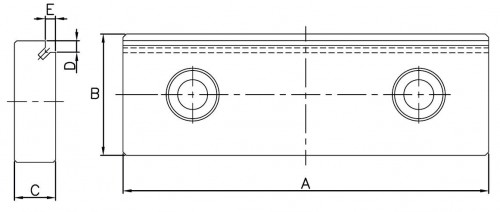 STUPŇOVITÉ ČELISTI (PÁR)