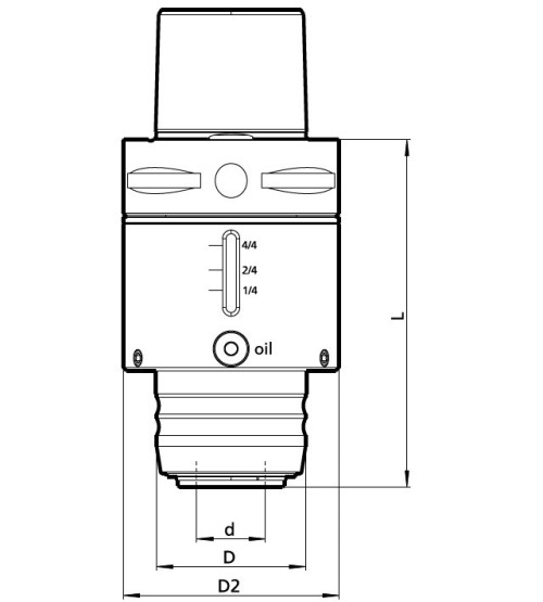 SYNCHRONNÍ ZÁVITOVÁNÍ S INTEGROVANÝM MAZACÍM SYSTÉMEM - SMĚŠOVAČEM VZDUCHU A OLEJE