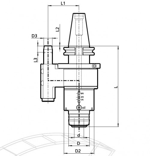 SYNCHRONNÍ ZÁVITOVÁNÍ S INTEGROVANÝM MAZACÍM SYSTÉMEM - SMĚŠOVAČEM VZDUCHU A OLEJE