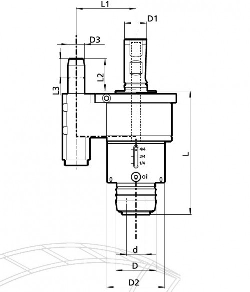 SYNCHRONNÍ ZÁVITOVÁNÍ S INTEGROVANÝM MAZACÍM SYSTÉMEM - SMĚŠOVAČEM VZDUCHU A OLEJE DIN1835B+E