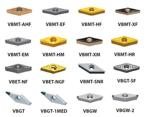 Soustružnické destičky VBMT..