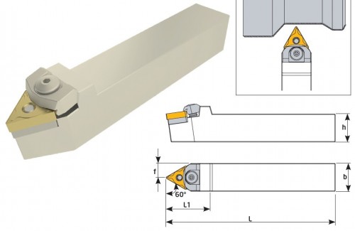 Soustružnické nože MTENN 60° na destičky TNMG/TNMA/TNMM/TNMX bez CHLAZENÍ - OBOUSTRANNÉ PROVEDENÍ