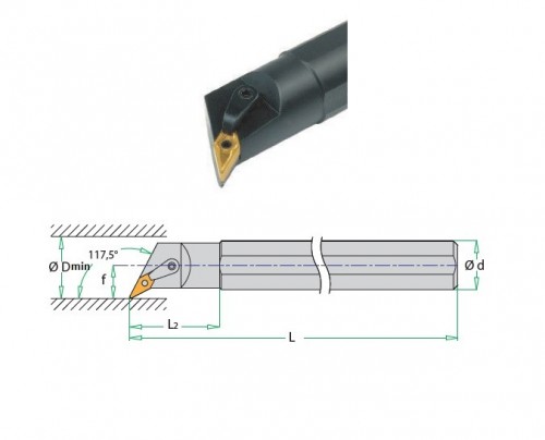 Soustružnické nože MVPNR 117,5° na destičky VNMG/VNGP bez CHLAZENÍ - PRAVÉ PROVEDENÍ