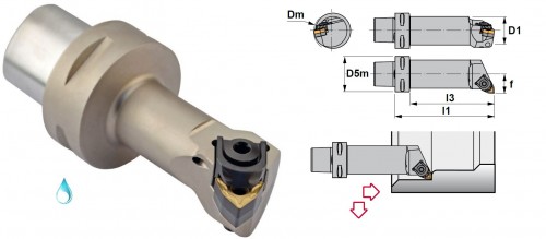 Soustružnické nože MWLNL 95° na destičky WNMG/WNMA  s CHLAZENÍM - LEVÉ PROVEDENÍ