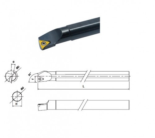 Soustružnické nože STFPR 91° na destičky TPGT bez CHLAZENÍ - PRAVÉ PROVEDENÍ
